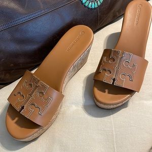Tory Burch cork slides